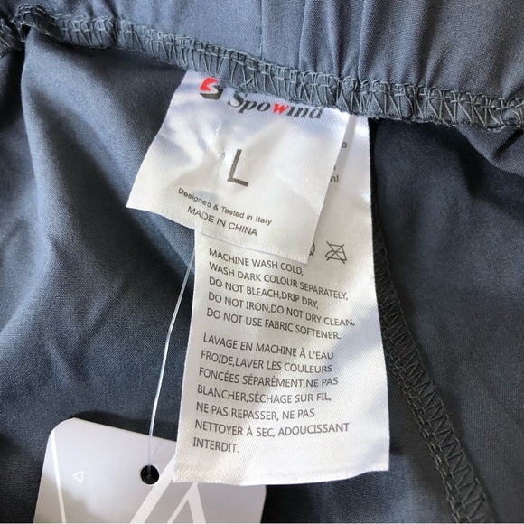 SPOWIND   Women’s Lightweight Joggers Capri Pants Elastic Waist Pockets L - Picture 9 of 11
